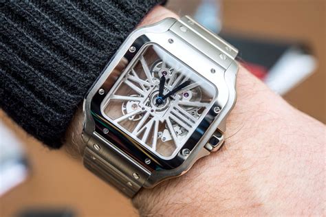 cartier santos skeleton reptime.